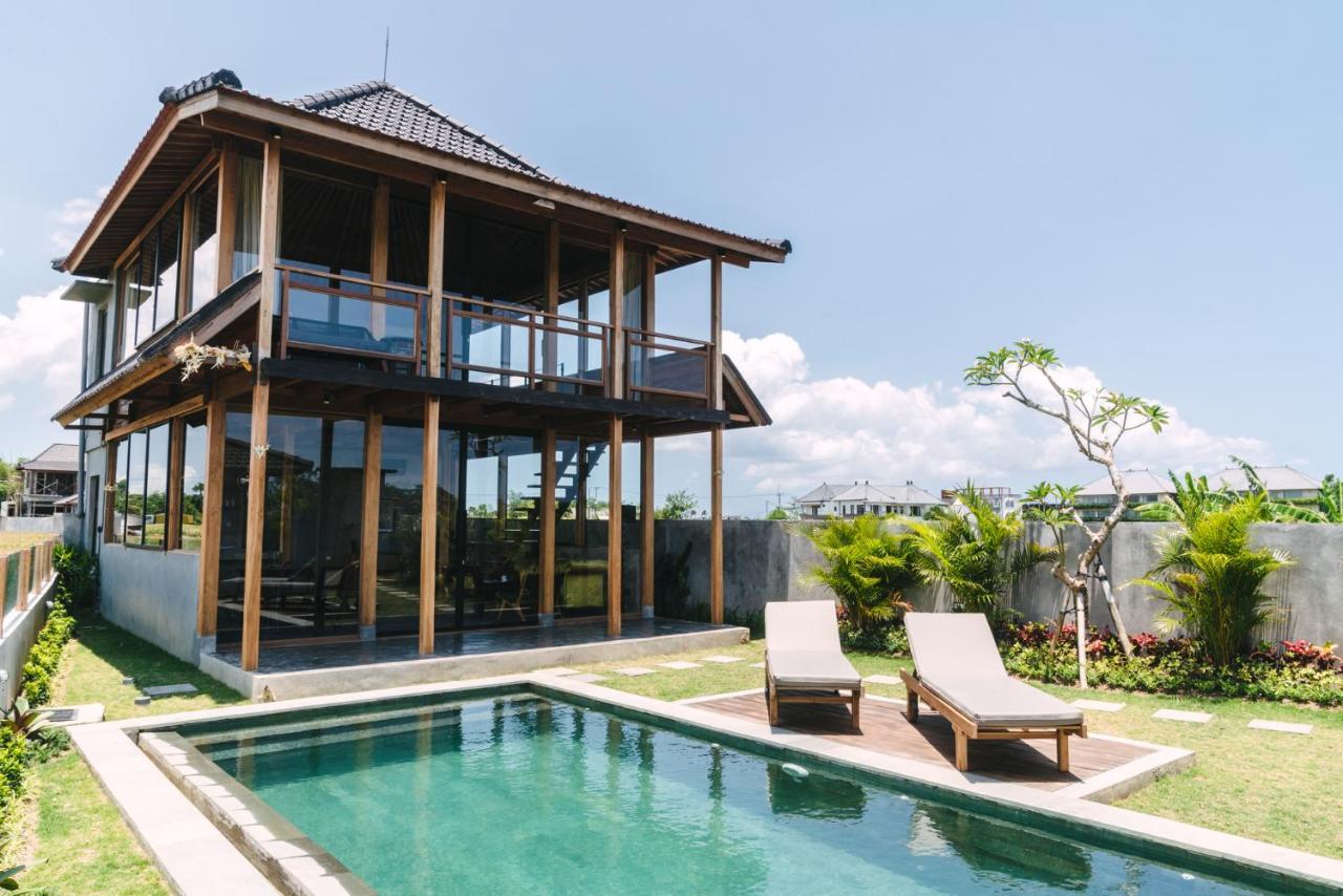 Beach 600M - Designer Villas - Perenenean - Private Pool チャングー エクステリア 写真