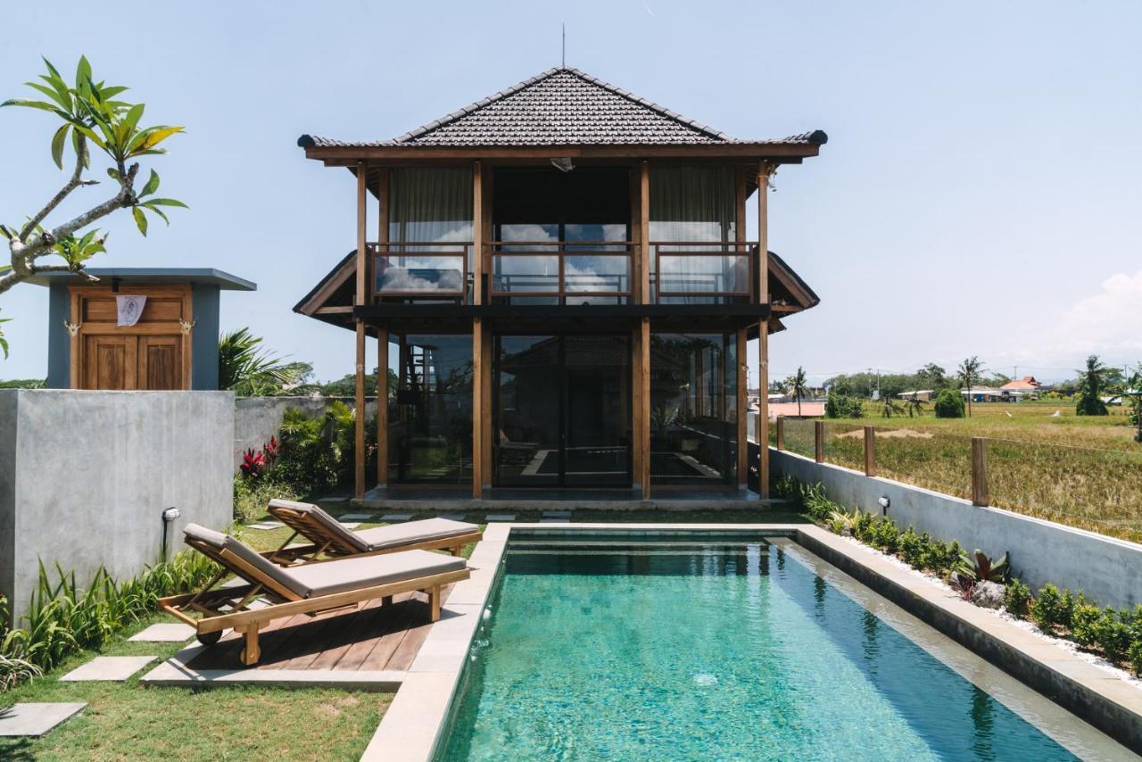 Beach 600M - Designer Villas - Perenenean - Private Pool チャングー エクステリア 写真