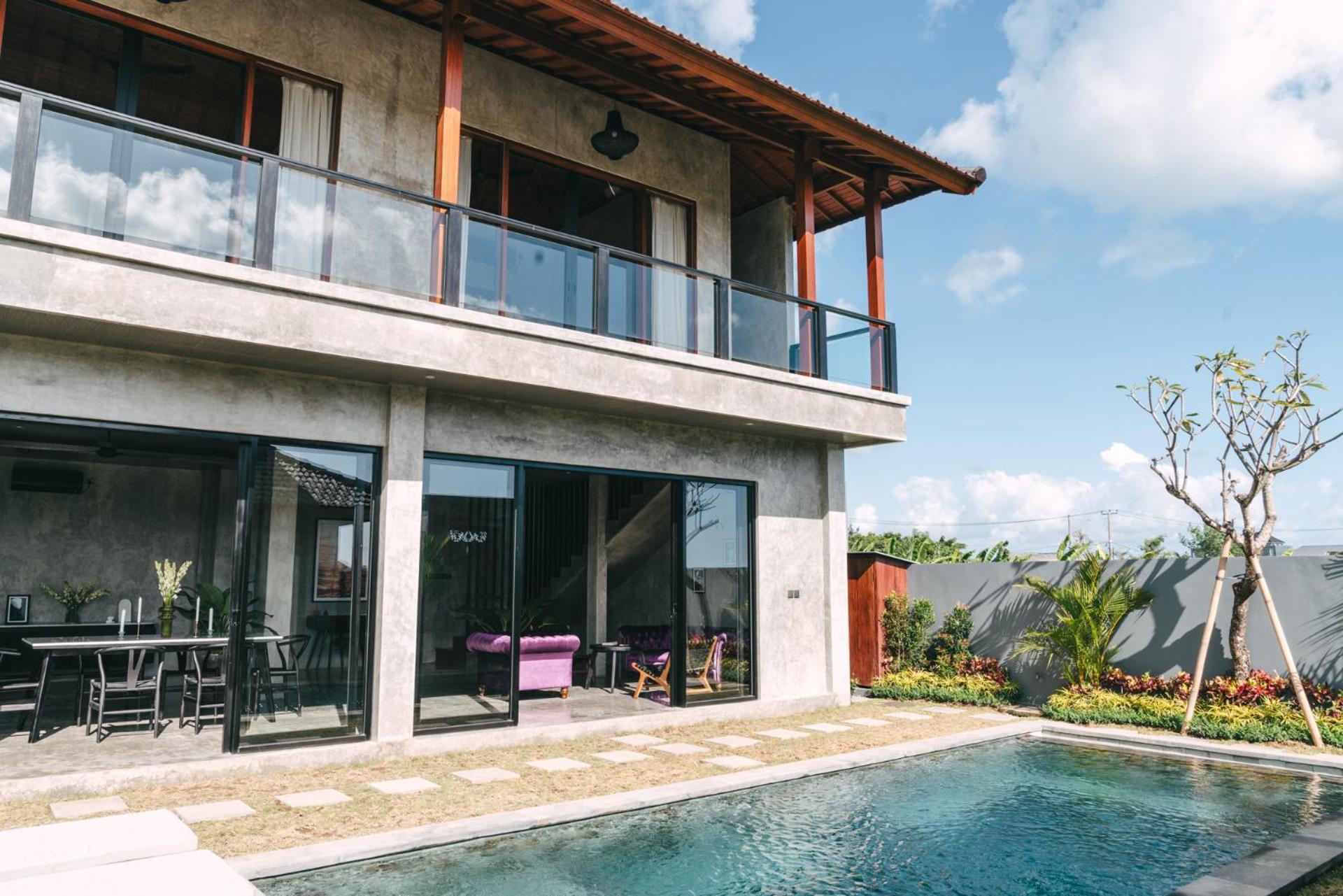 Beach 600M - Designer Villas - Perenenean - Private Pool チャングー エクステリア 写真